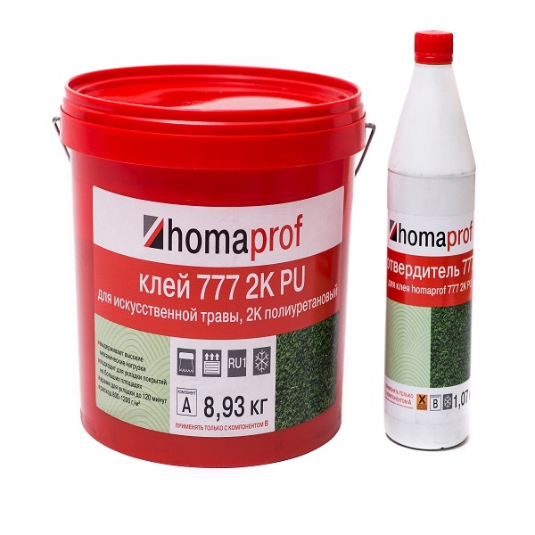Клей для искусственной травы Homaprof 777 2K PU