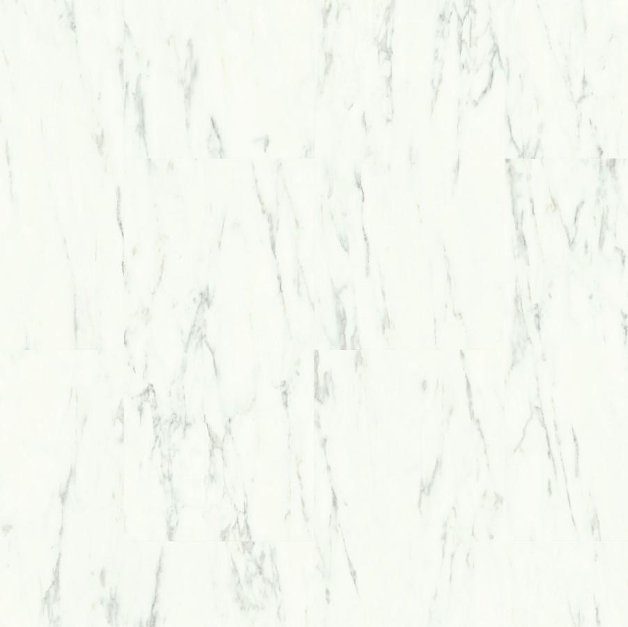 ПВХ плитка замковая Quick-Step Alpha Vinyl Tiles Мрамор каррарский белый, AVST40136