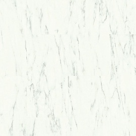 ПВХ плитка замковая Quick-Step Alpha Vinyl Tiles Мрамор каррарский белый, AVST40136